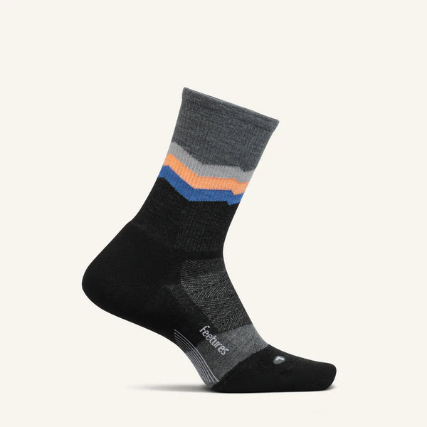 Merino 10 Cushion Mini Crew Switchback Charcoal - Switchback Charcoal