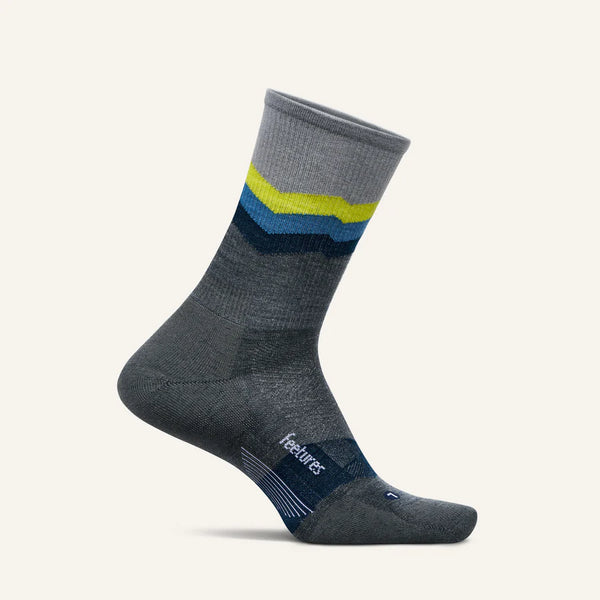 Merino 10 Cushion Mini Crew Switchback Grey - Switchback Grey