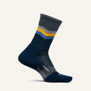 Merino 10 Cushion Mini Crew Sapphire - Switchback Sapphire