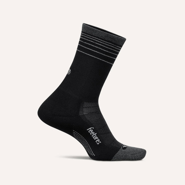 Elite Light Cushion Reflective Mini Crew Black Flash - 