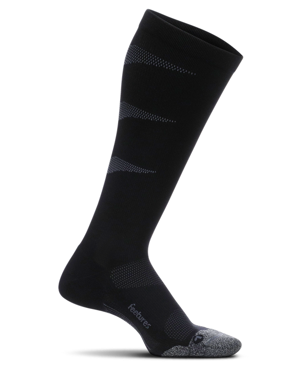 Graduated Compression Light Cushion Knee High - Black