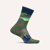 Trail Max Cushion Mini Crew Tectonic Green