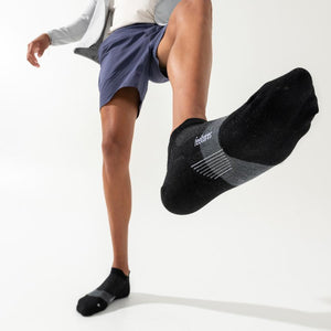 Merino 10 Ultra Light No Show - Charcoal