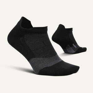 Merino 10 Cushion No Show - Charcoal