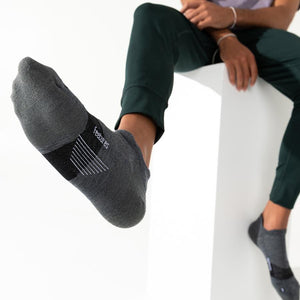 Merino 10 Ultra Light No Show - Gray