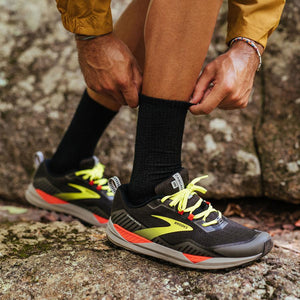 Merino 10 Cushion Mini Crew - Charcoal